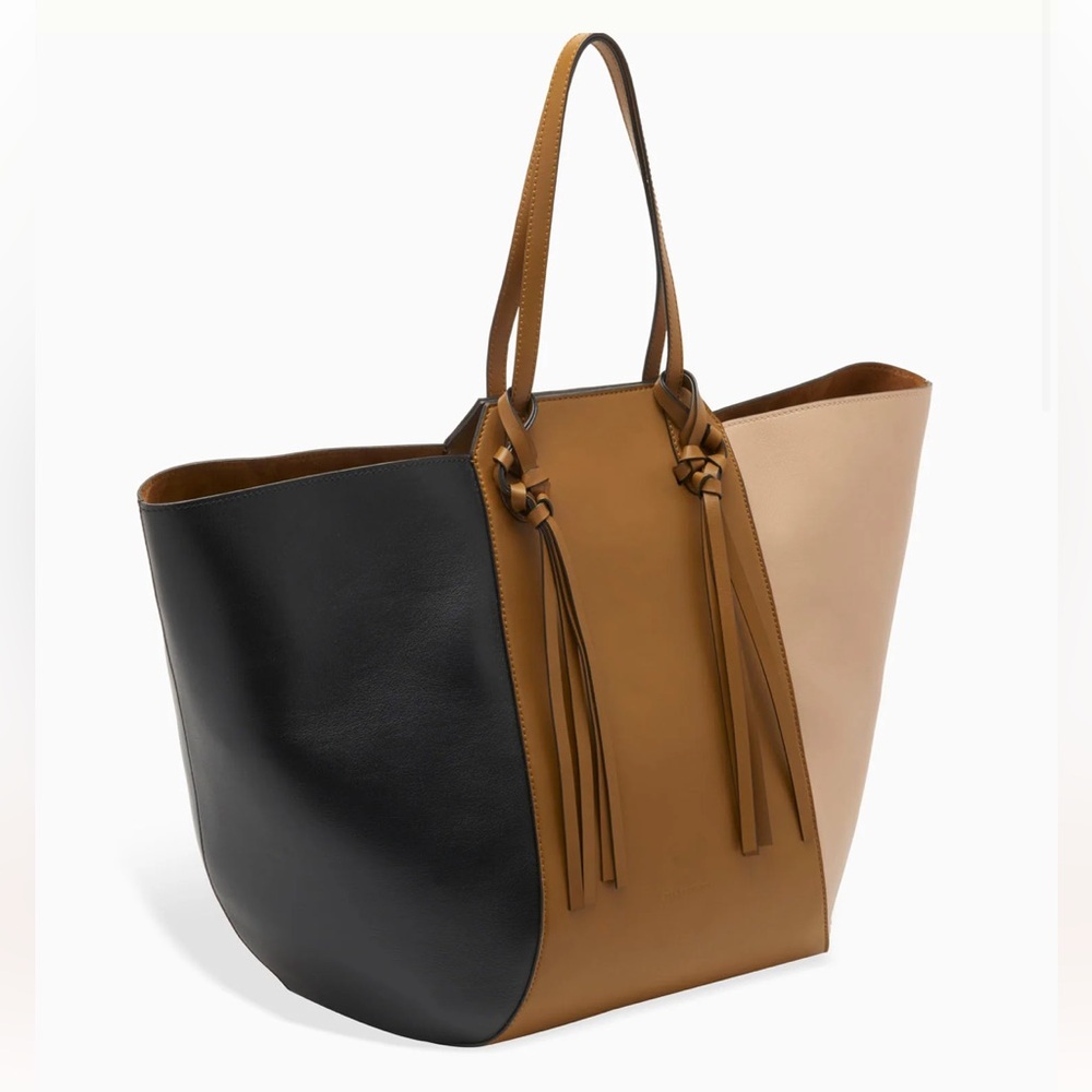 Ulla Johnson tricolor oversized tote